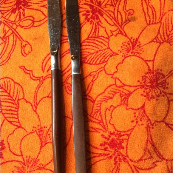 2 Vtg Ekco Eterna Canoe Muffin Dinner Spoons - Picture 4 of 10